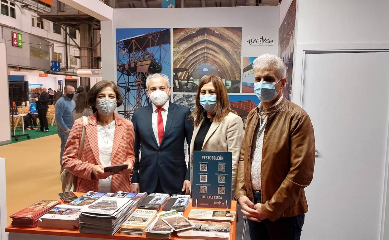 Imagen del stand del Consorcio de Turismo de la Diputación de León en B-Travel 2022.
