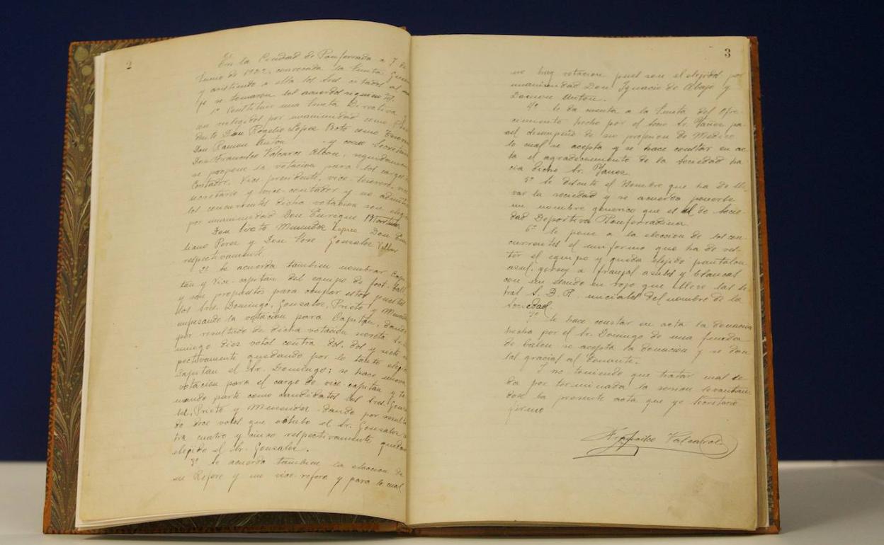 Libro de actas de la Ponferradina.