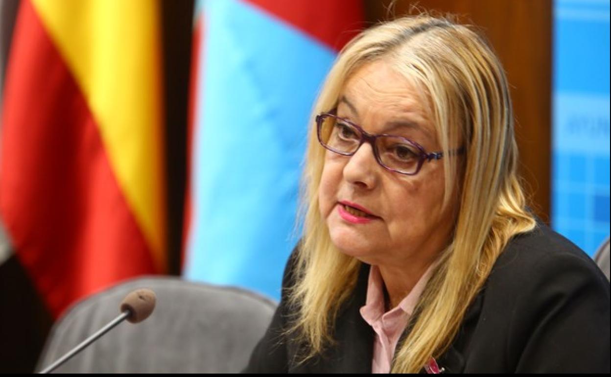 La concejala de Infraestructuras, Carmen Doel. 