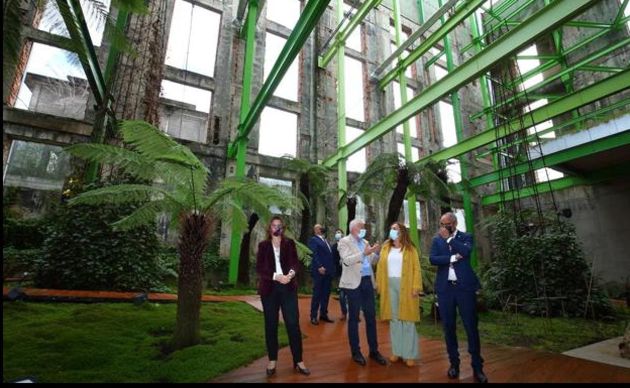 La ministra de Transición Ecológica presentó el proyecto de La Térmica Cultural en Ponferrada. 