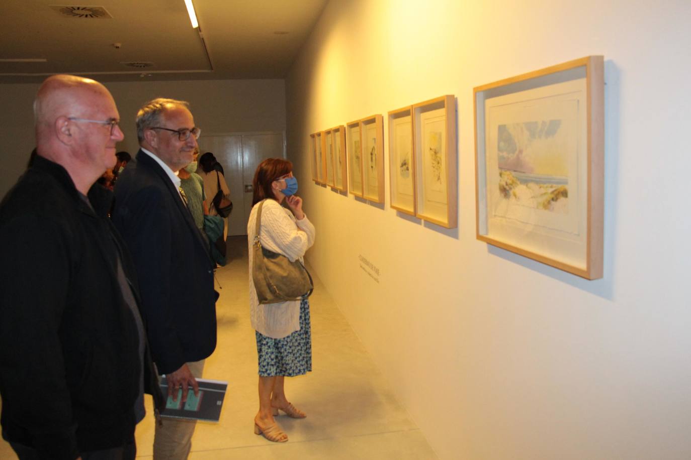Ponferrada participó en Asturias en el homenaje póstumo a Fernando Fueyo, el pintor de la glicinia del Museo de la Radio.