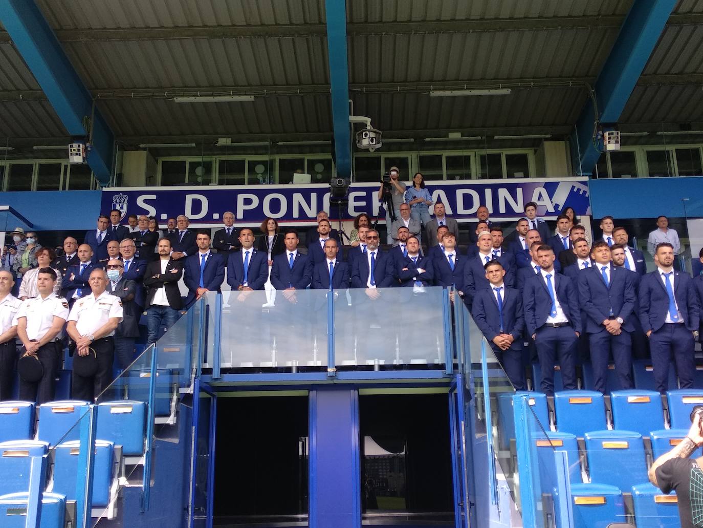 La SD Ponferradina celebra en El Toralín los actos centrales de su Centenario. 