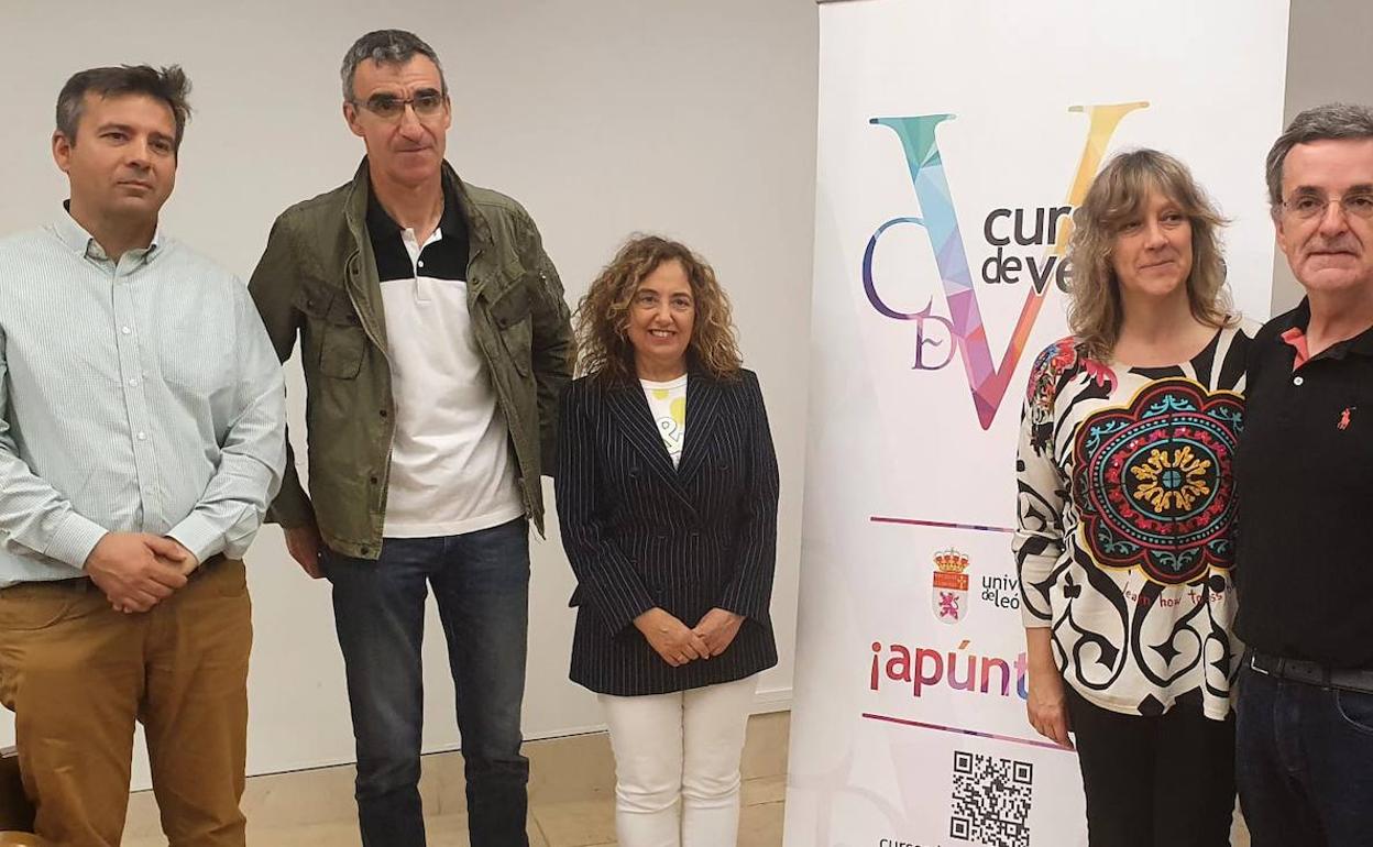 Imagen de la presentación de los cursos de verano de la ULE en Ponferrada.