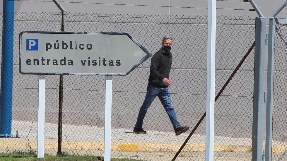 Pedro Muñoz, el día que quedó en libertad, el 25 de mayo. Imagen de Inés Santos, Leonoticias. 