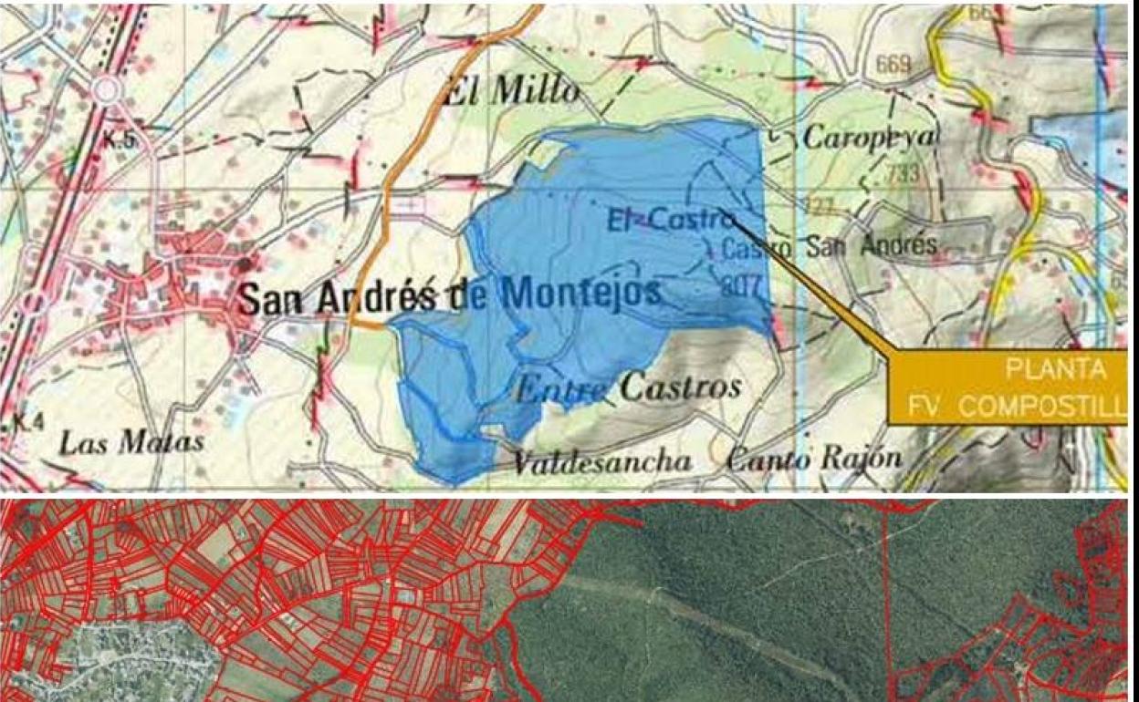 Imagen del lugar donde se instalaría la planta fotovoltaica.