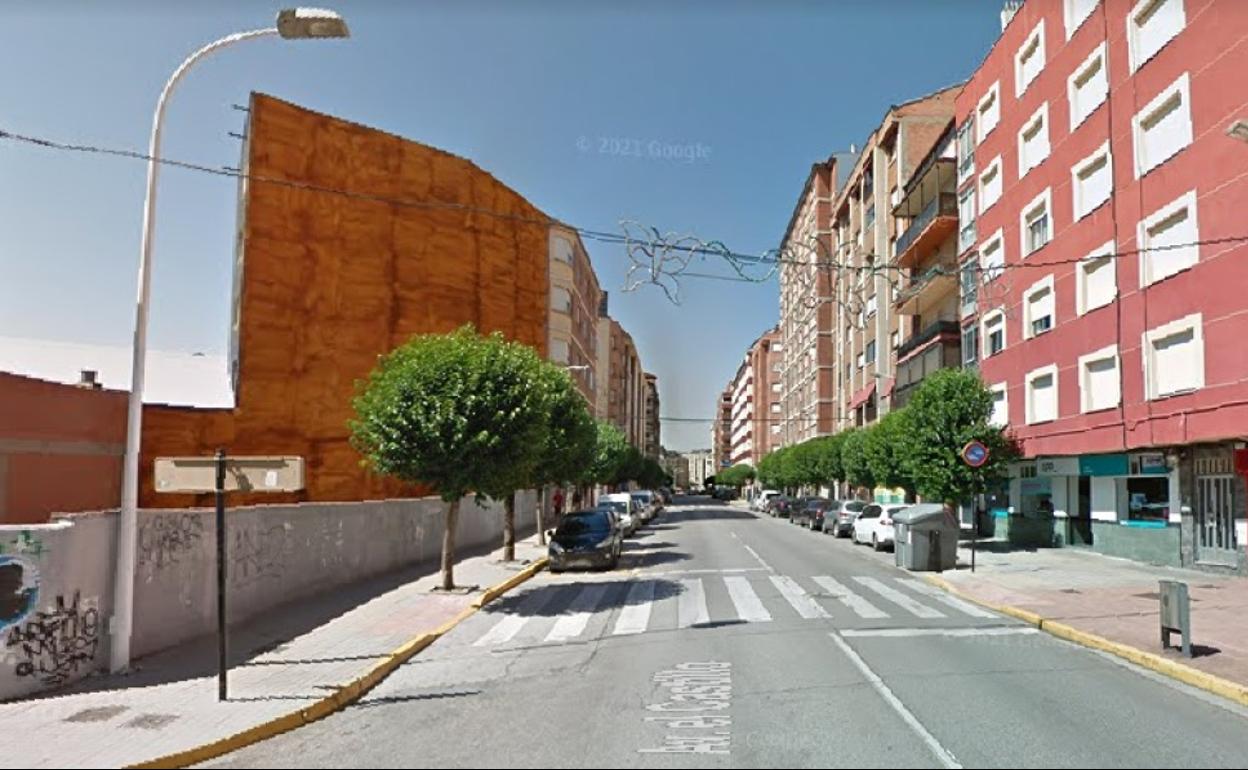 Tramo de la avenida del Castillo que permanecerá cortada.