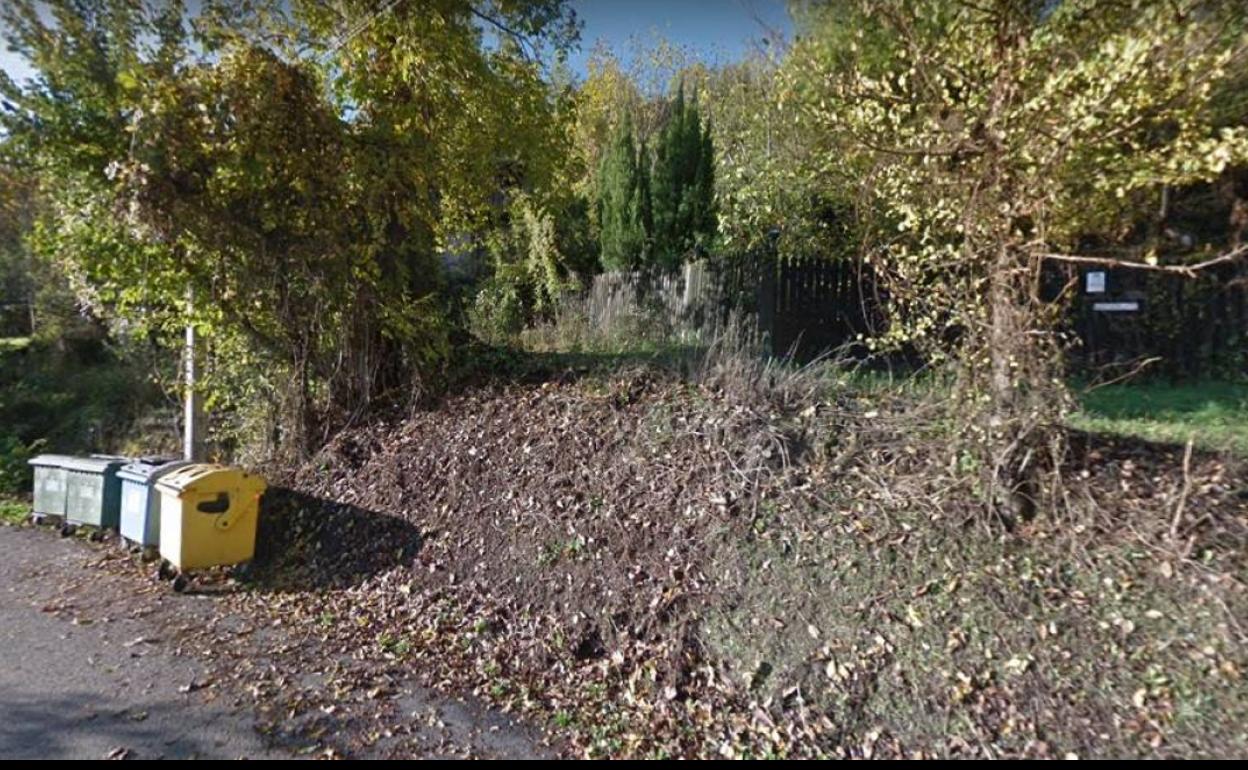 Imagen de una calle en la localidad de Ozuela.