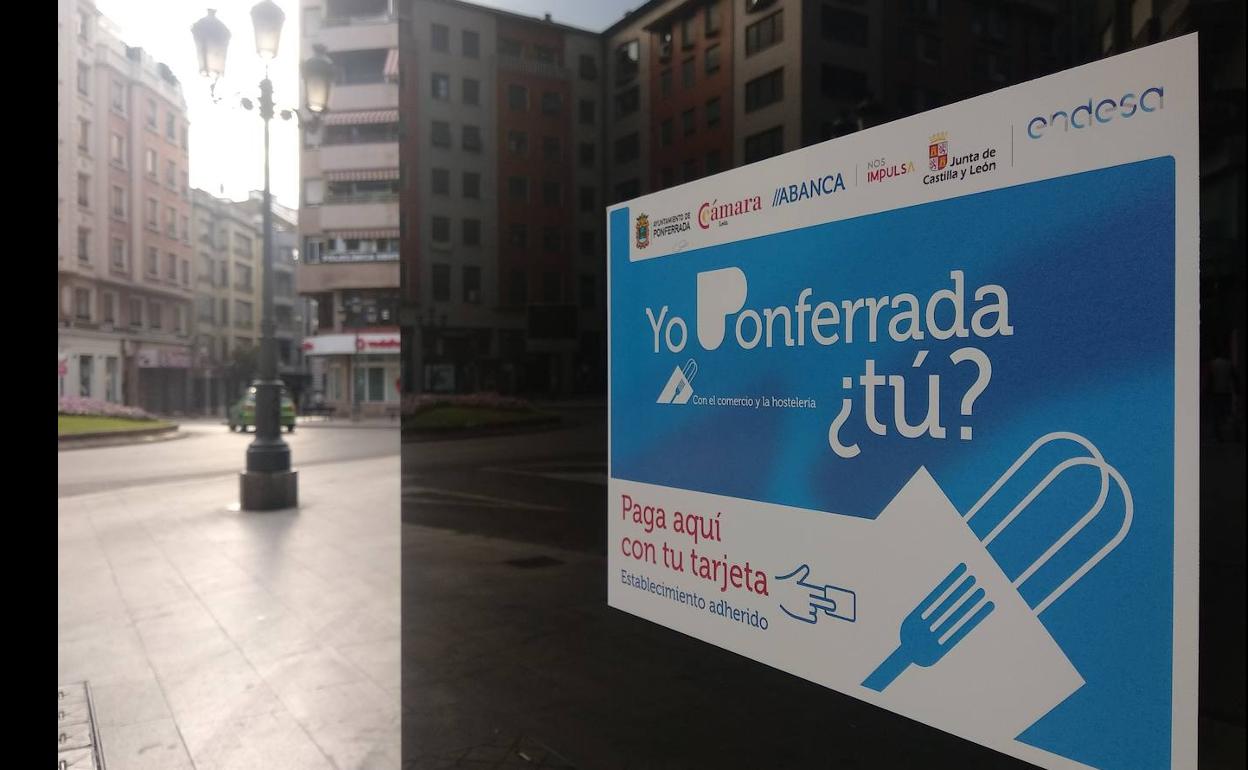 Establecimiento adherido a la campaña de bonos descuento en el comercio local de Ponferrada.