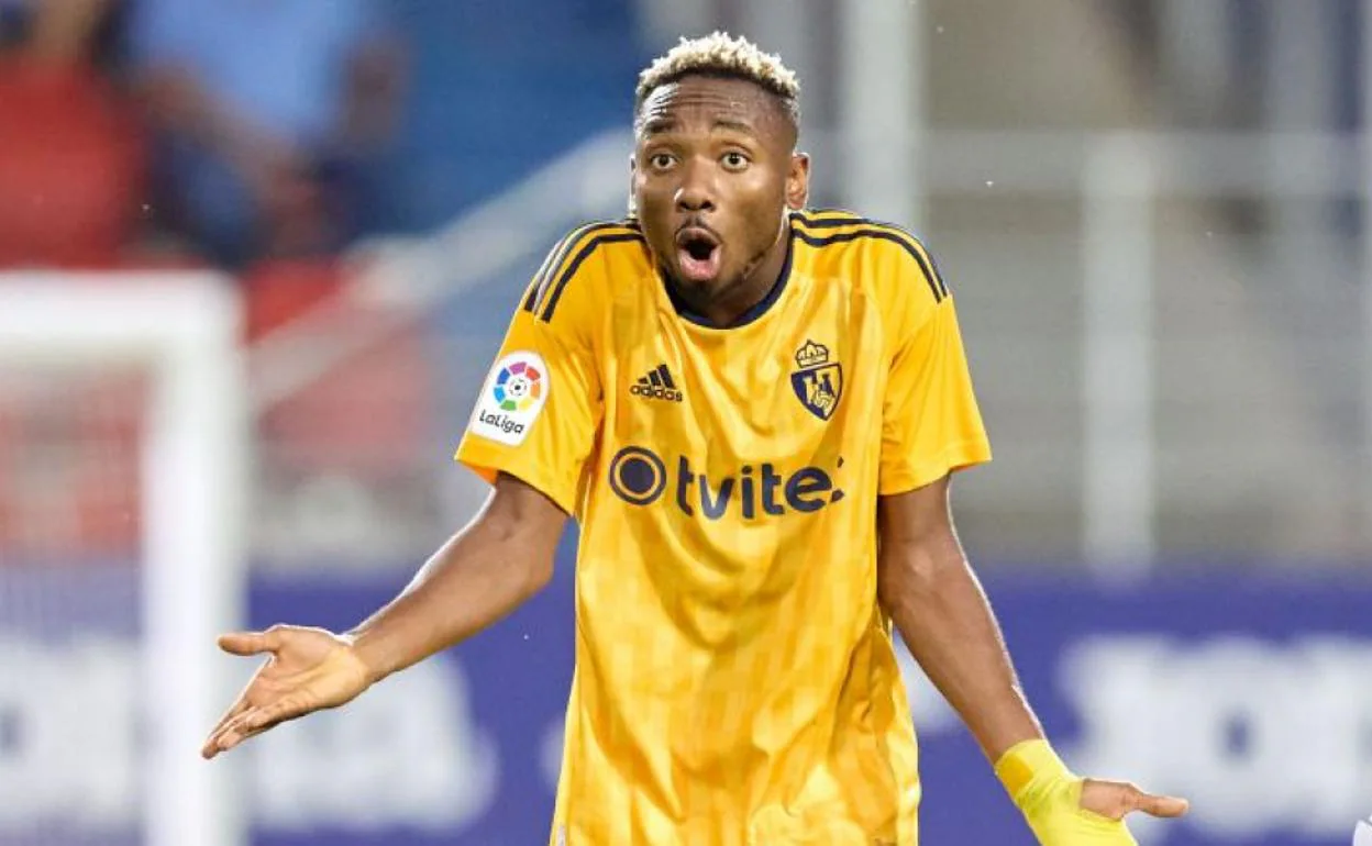 Kelechi Nwakali, en el partido ante el Eibar.