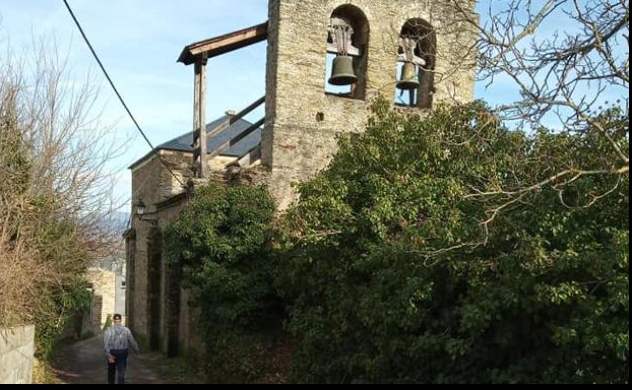 Iglesia de la localidad de Ozuela.