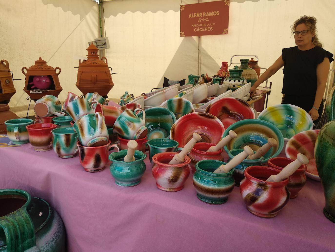 Inauguración de la 41 edición de la Feria de Cerámica de Ponferrada.