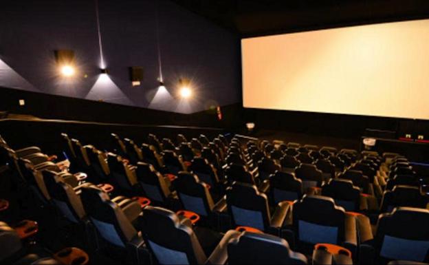 Imagen del interior de un cine en la provincia leonesa.