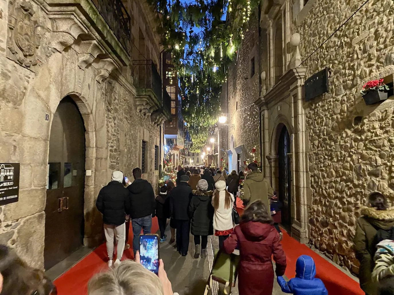 Fotos: Encendido de las luces de Navidad en Ponferrada