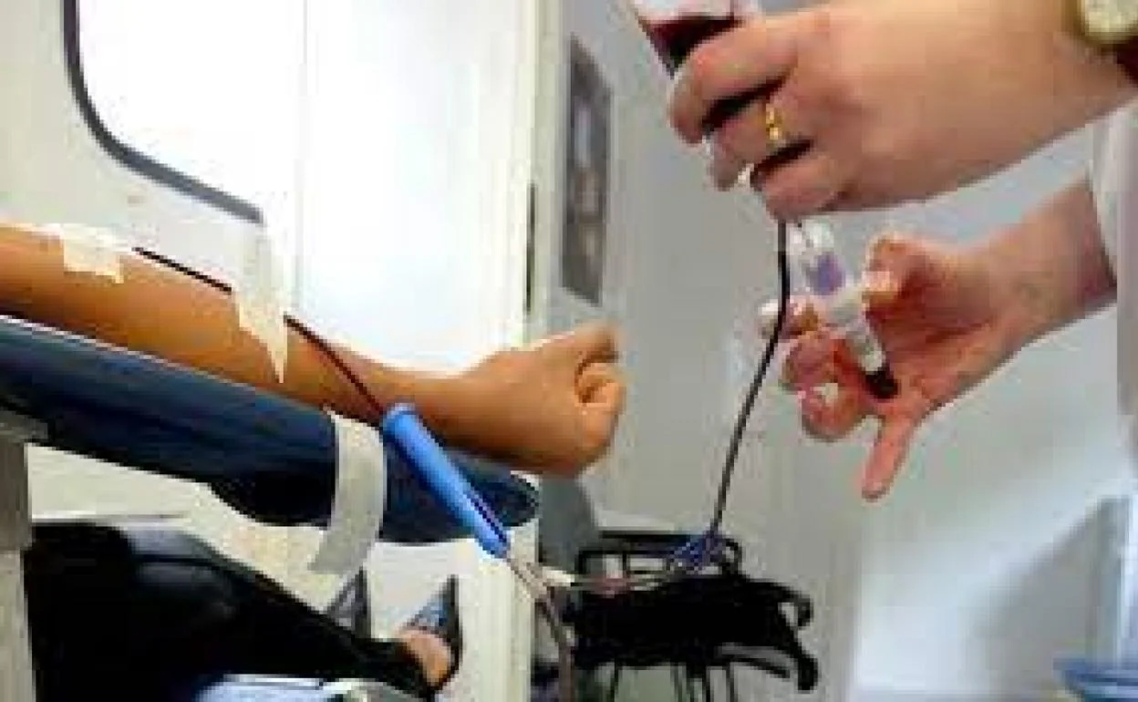 Donación de sangre.