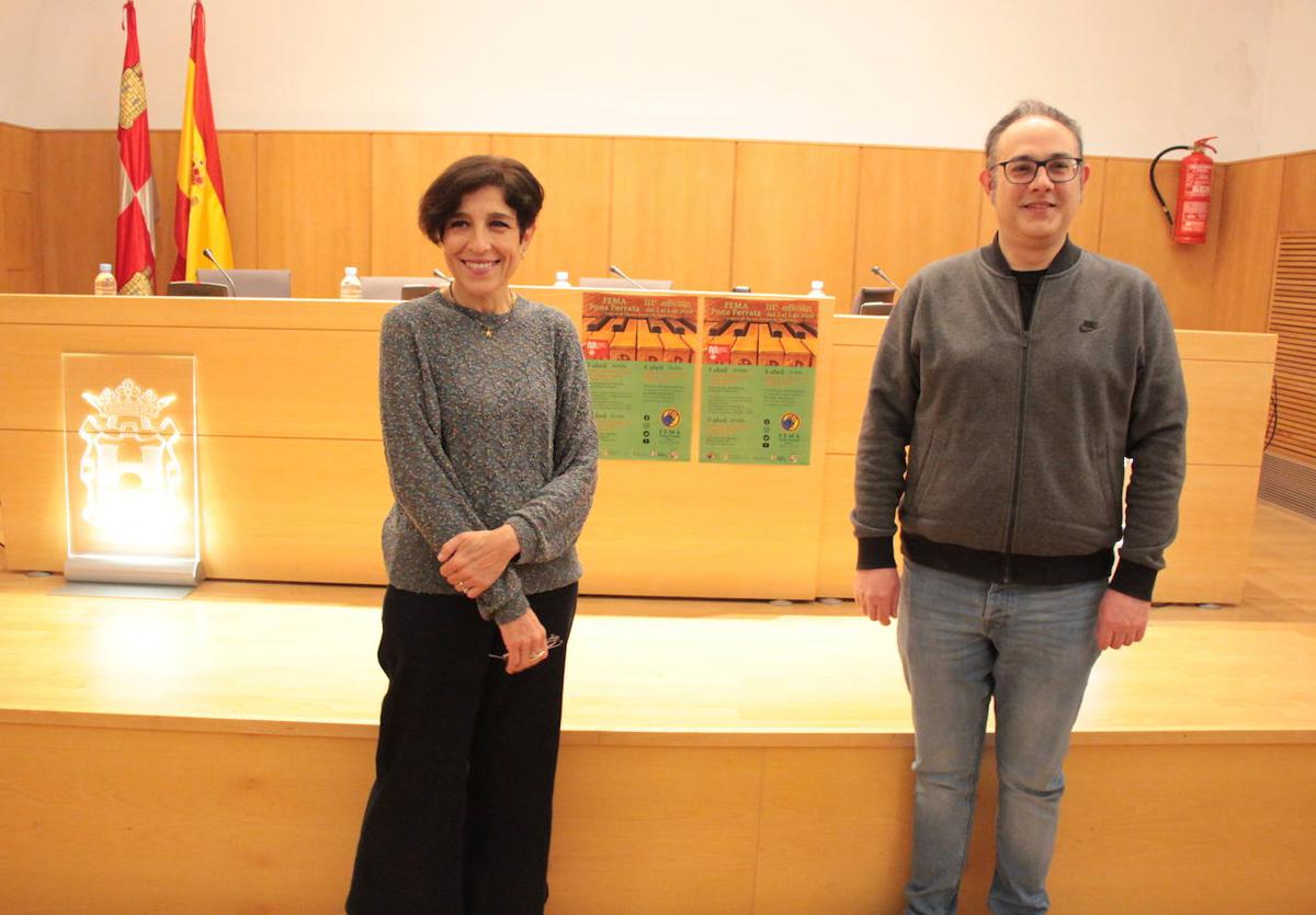 a concejala de Cultura y el director de la Orquesta Sinfónica de Ponferrada presentaron el festival.