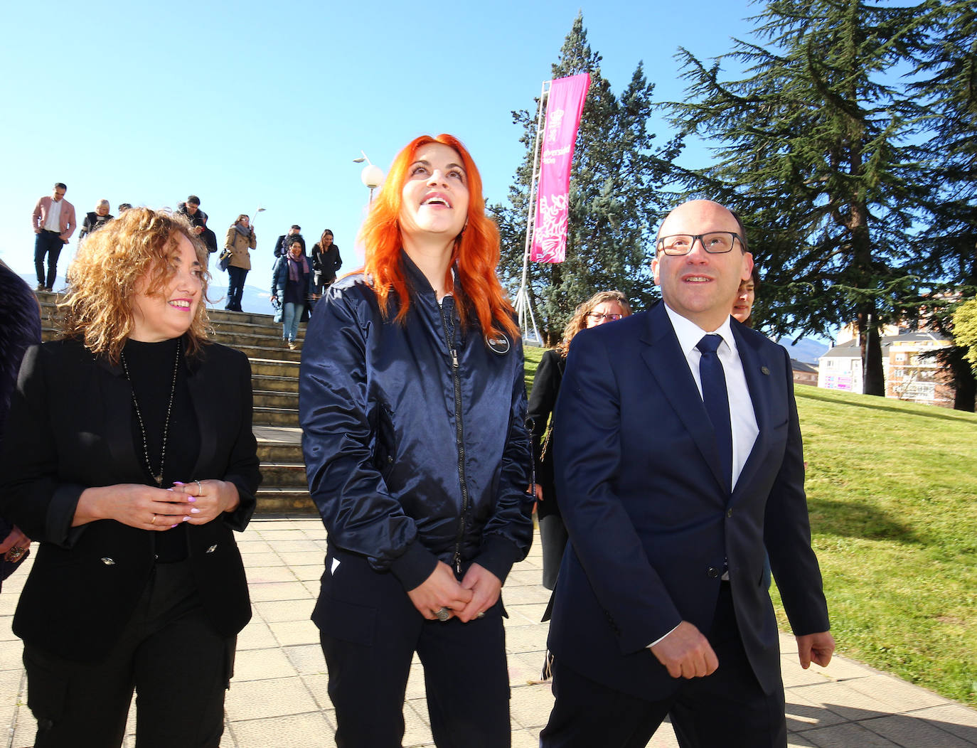 La astronauta Sara García en Ponferrada