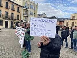 Protesta trabajadores FCC