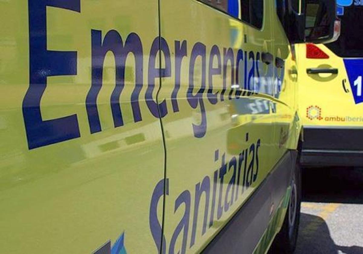 Ambulancia del servicio de emergencias 112 de Castilla y León.