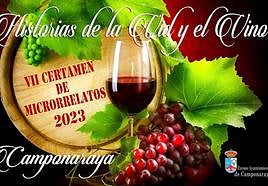 Cartel del concurso de microrrelatos de Camponaraya.