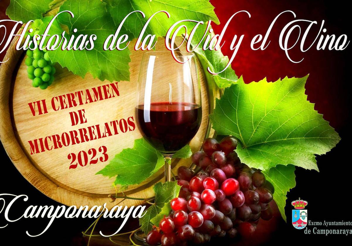Cartel del concurso de microrrelatos de Camponaraya.