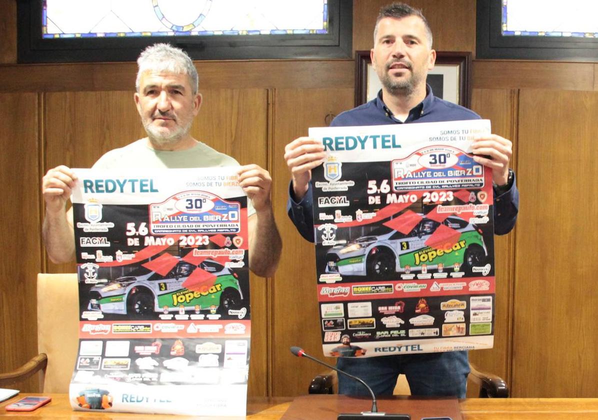 Presentación de la 30 edición del Rallye del Bierzo Trofeo 'Ciudad de Ponferrada'.