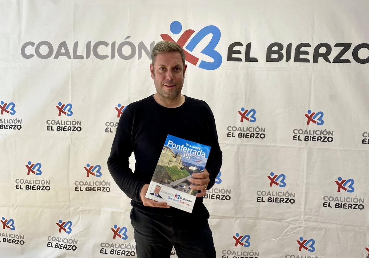 Iván Alonso, candidato de CB a la Alcaldía de Ponferrada.