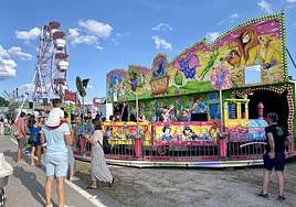 Atracciones durante las fiestas de la Encina.