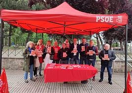 La candidatura socialista presenta sus propuestas en materia deportiva.