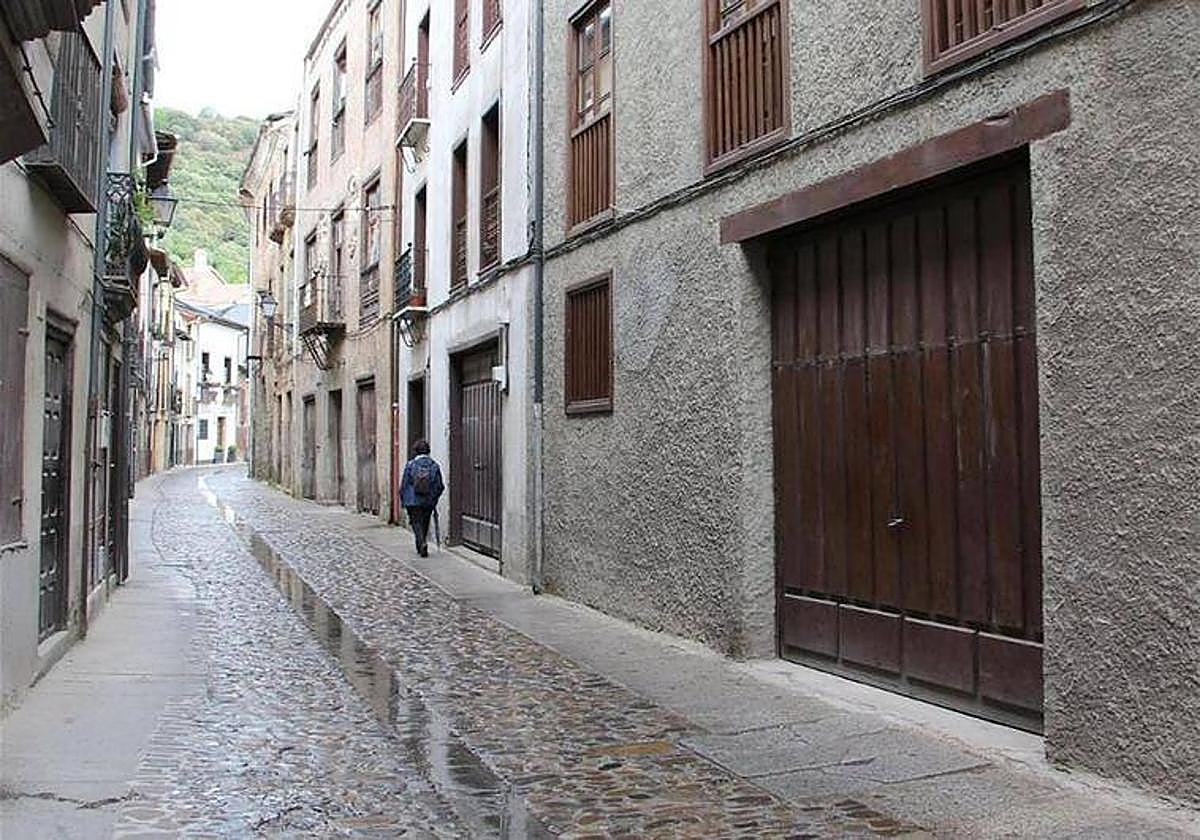 Calle del Agua en Villafranca del Bierzo.