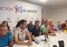 Coalición por El Bierzo ofrece una rueda de prensa para informar sobre pactos de gobierno en el Ayuntamiento de Ponferrada