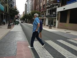 Ponferrada estrena la remodelación de la avenida de la Puebla