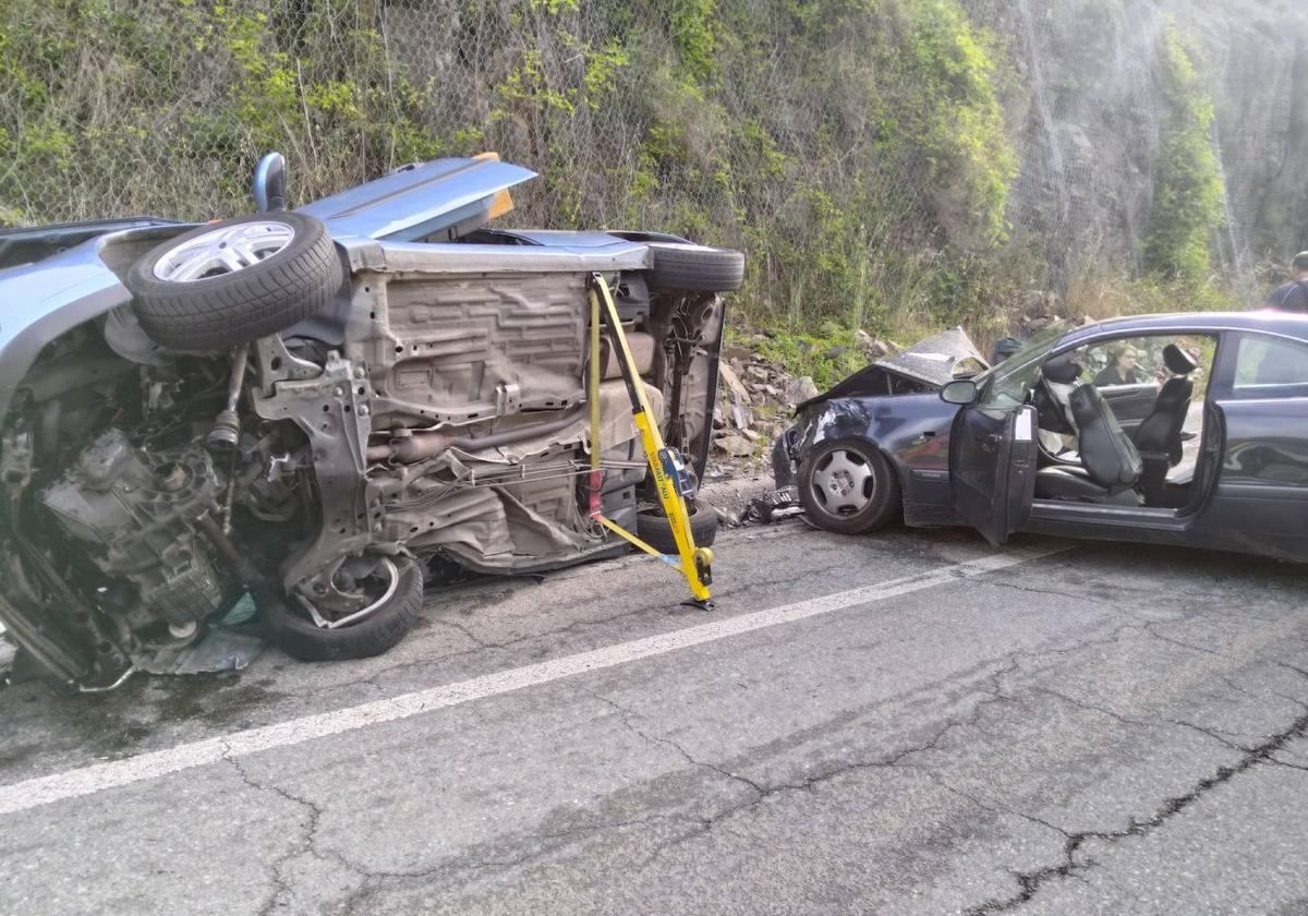 Imagen del accidente.