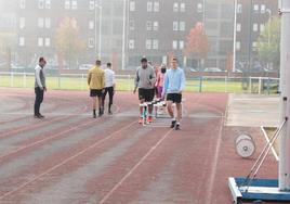 Estado de la pista de atletismo antes de las obras.