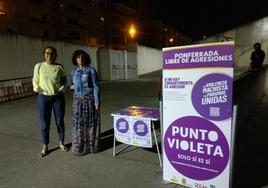 Punto Violeta instalado en el auditorio en las pasadas fiestas de la Encina.