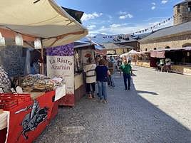 Feria Medieval en Ponferrada durante las fiestas de la Encina.