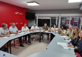 Reunión de la Ejecutiva del Psoe de Ponferrada.