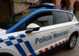 Coche patrulla de la Policía Municipal de Ponferrada.