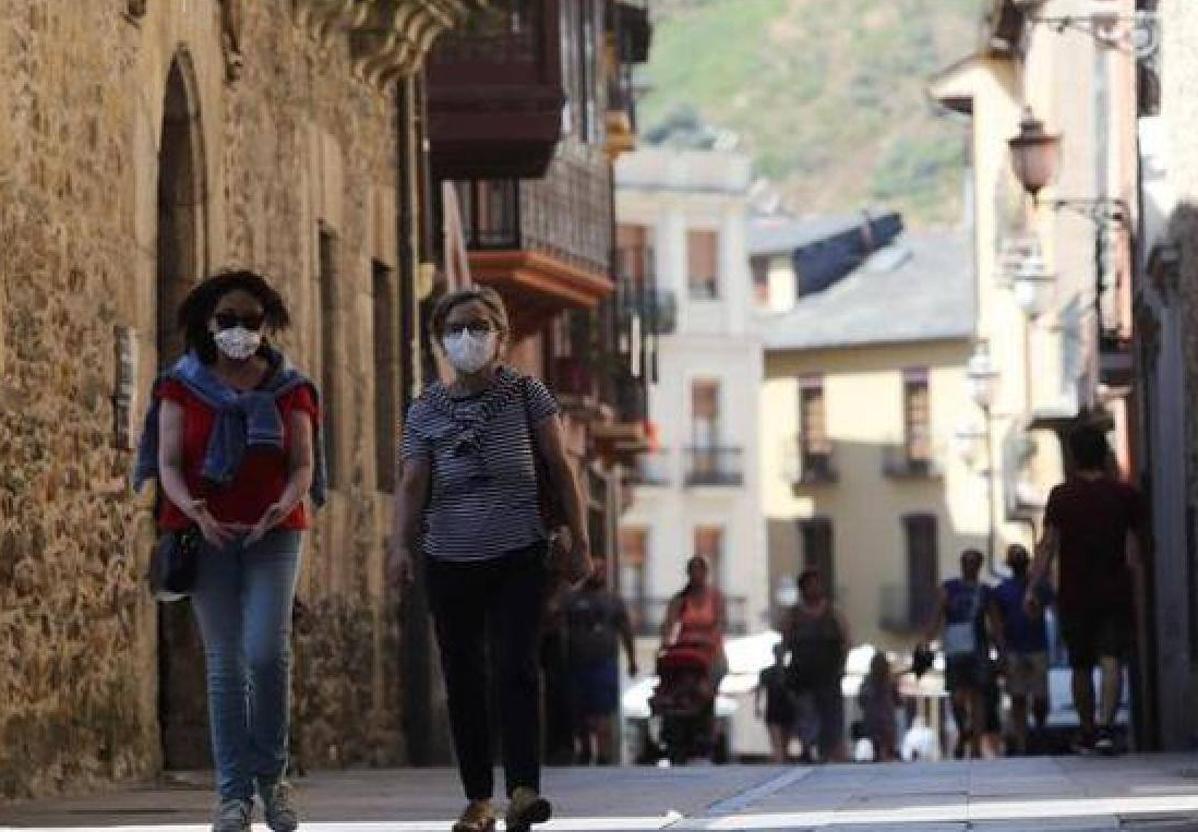 Calle del Reloj de Ponferrada.