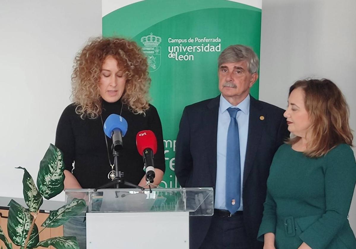 Toma de posesión de Sandra Buján como directora de Infraestructuras y Sostenibilidad del Campus de Ponferrada.