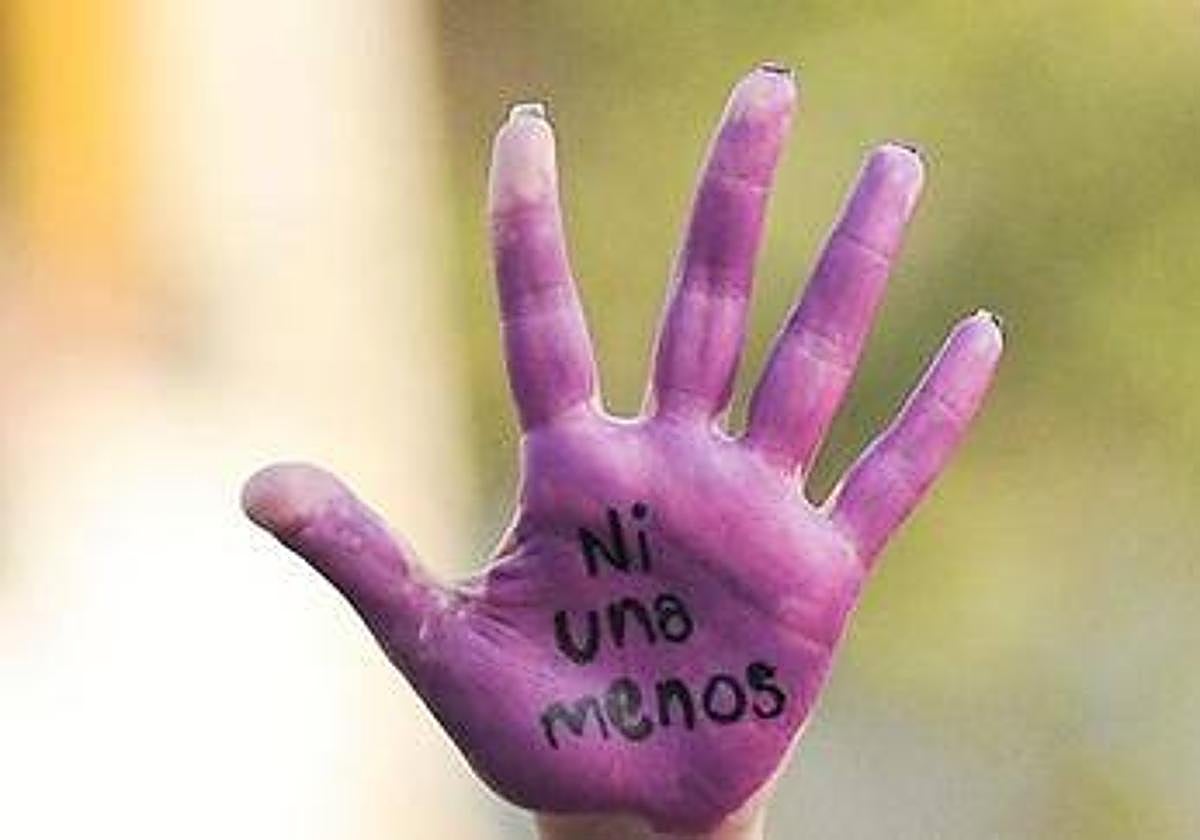 Imagen de una protesta contra la violencia machista.
