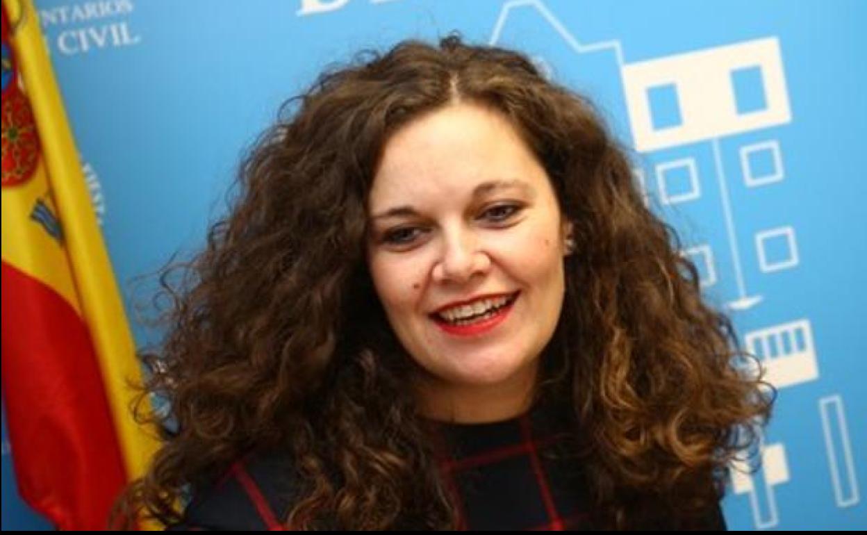 La alcaldesa de Bembibre, Silvia Cao.