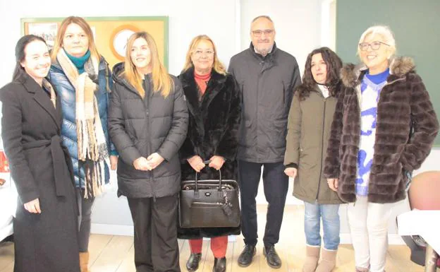 Imagen de la puesta de largo de la primera unidad de día rural de Ponferrada en Rimor./