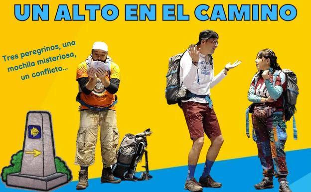 Dinamia Teatro hace 'Un alto en el Camino' en la Sala Río Selmo de Ponferrada.