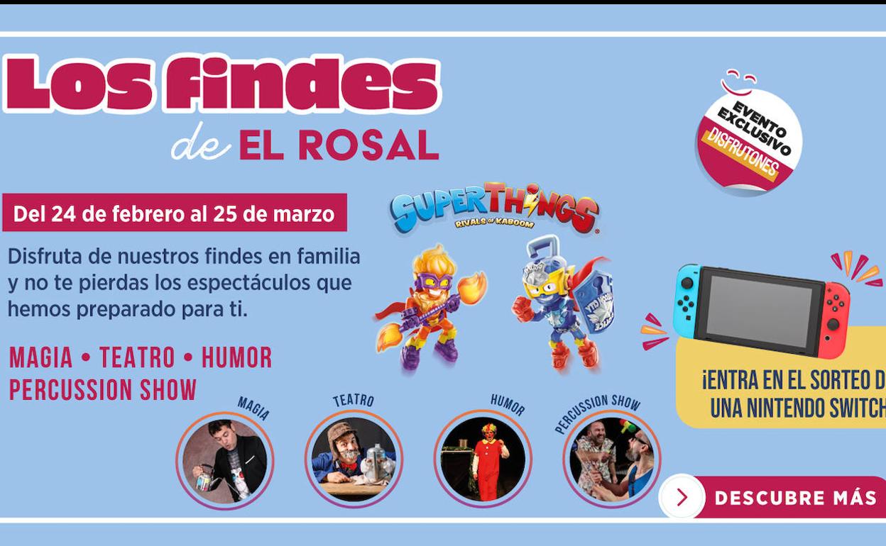 Cartel de los espectáculos de 'Los Findes de El Rosal'.