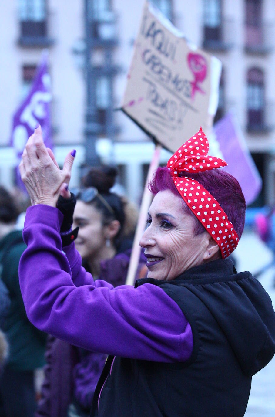 Fotos: Concentración y manifestación del 8M en Ponferrada
