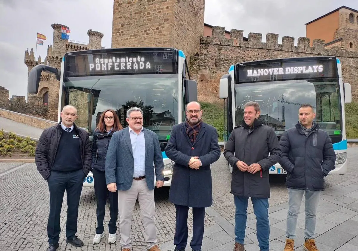Ponferrada renueva dos autobuses de su flota con una inversión de 600.000 euros