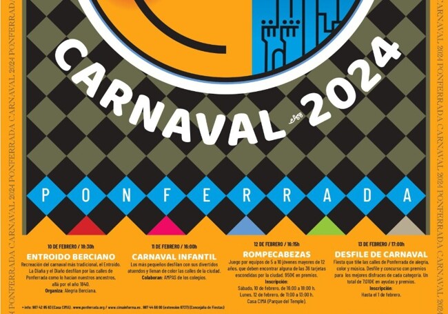 Cartel del carnaval de ponferrada.