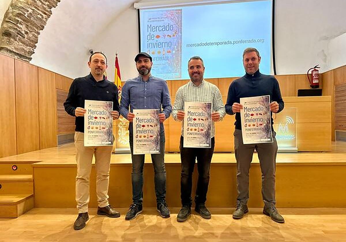 Presentación del Mercado de Invierno de Ponferrada, en una imagen de archivo.
