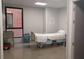 Espacio habilitado en el Hospital El Bierzo para la Unidad de Diálisis Periotoneal.