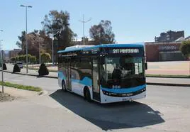 Imagen de un autobús urbano de Ponferrada.